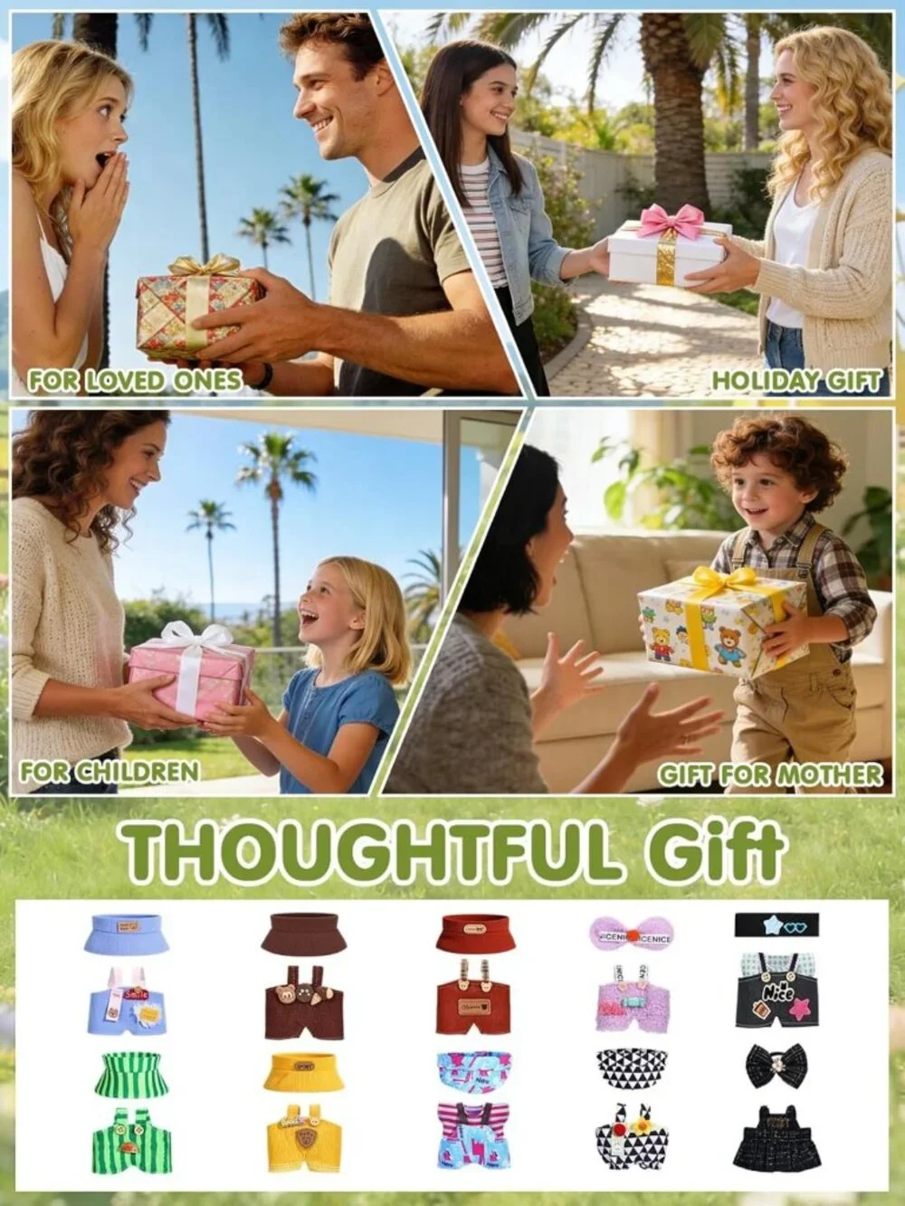 10 Stylish Handmade Doll Outfits & Accessories Set for 6.7